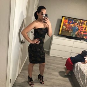 Camouflage Midi Dress